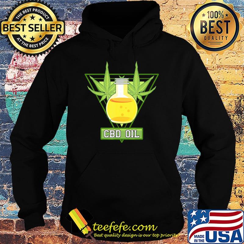 CBD oIL weed leaf triangle s Hoodie CBD oIL weed leaf triangle s Hoodie