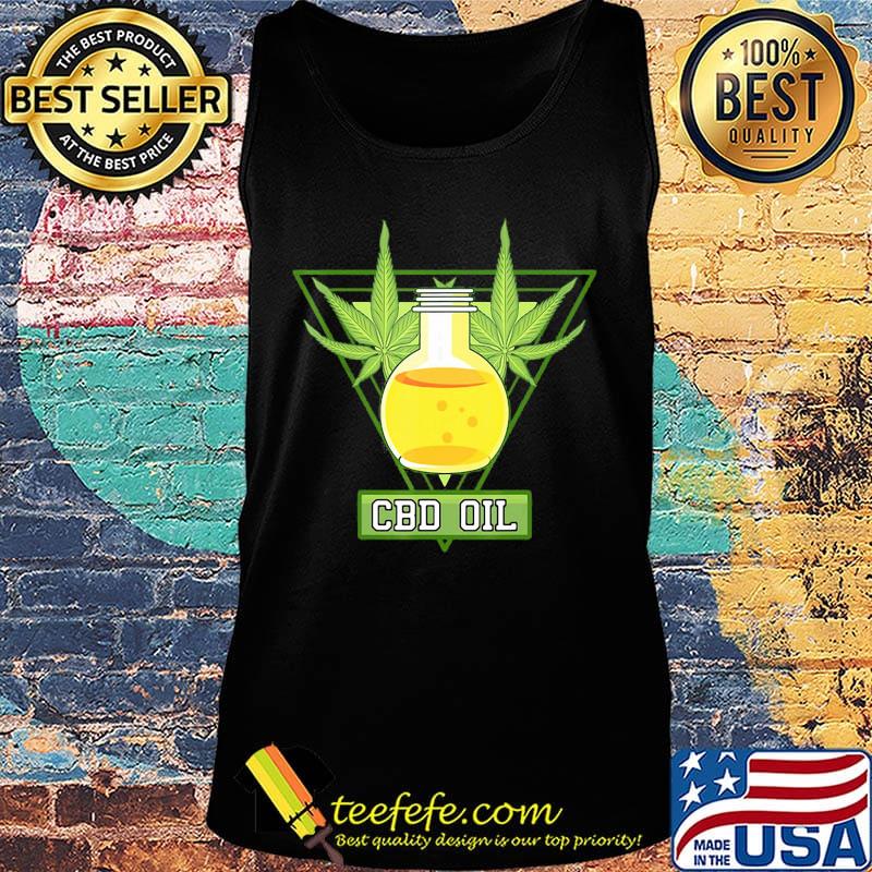 CBD oIL weed leaf triangle s Tank top CBD oIL weed leaf triangle s Tank top