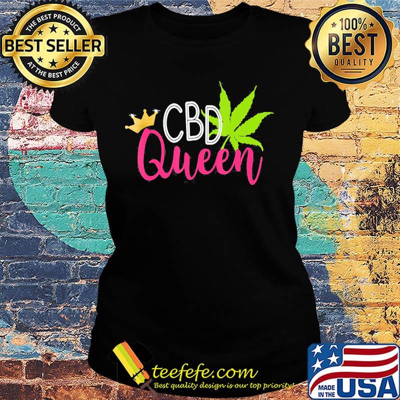 CBD Queen weed Crown s Ladies tee CBD Queen weed Crown s Ladies tee