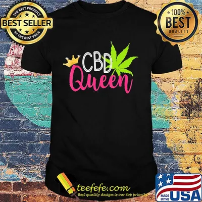 CBD Queen weed Crown shirt