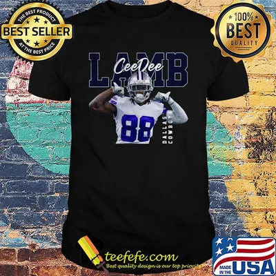 Ceedee lamb dallas cowboys football players shirt