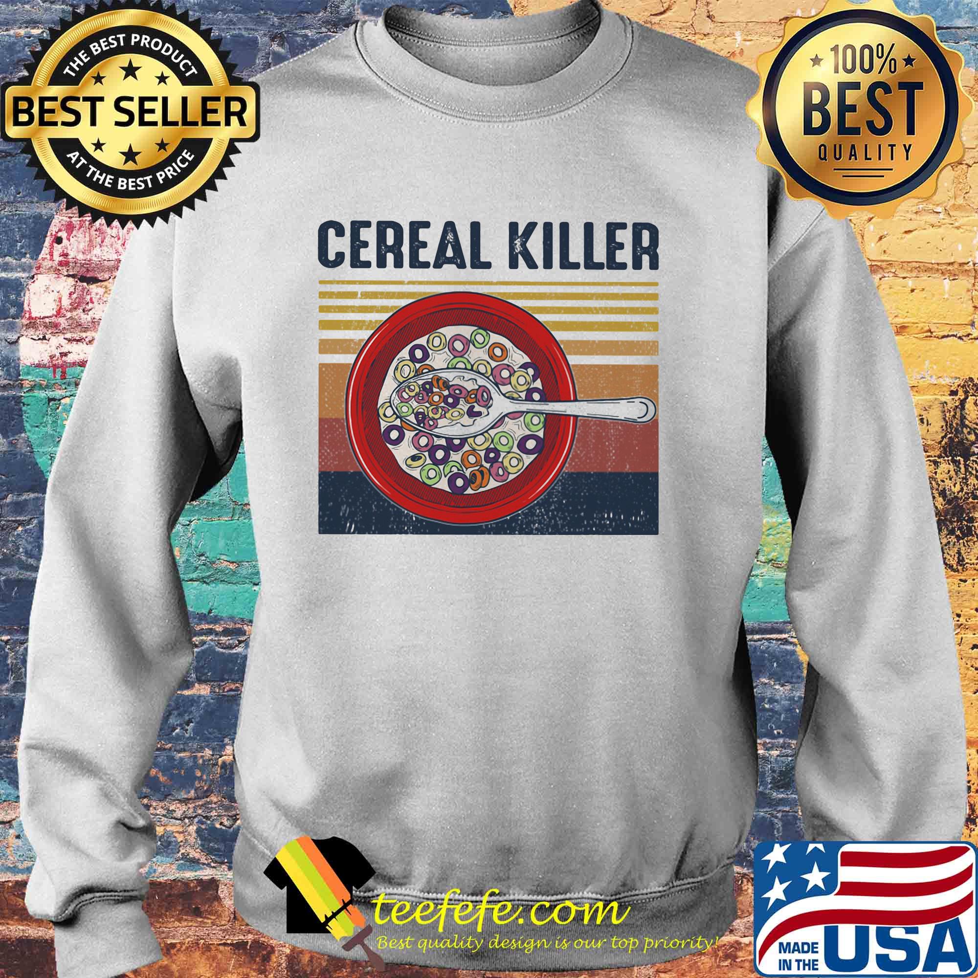 Cereal Killer Vintage retro s Sweater Cereal Killer Vintage retro s Sweater