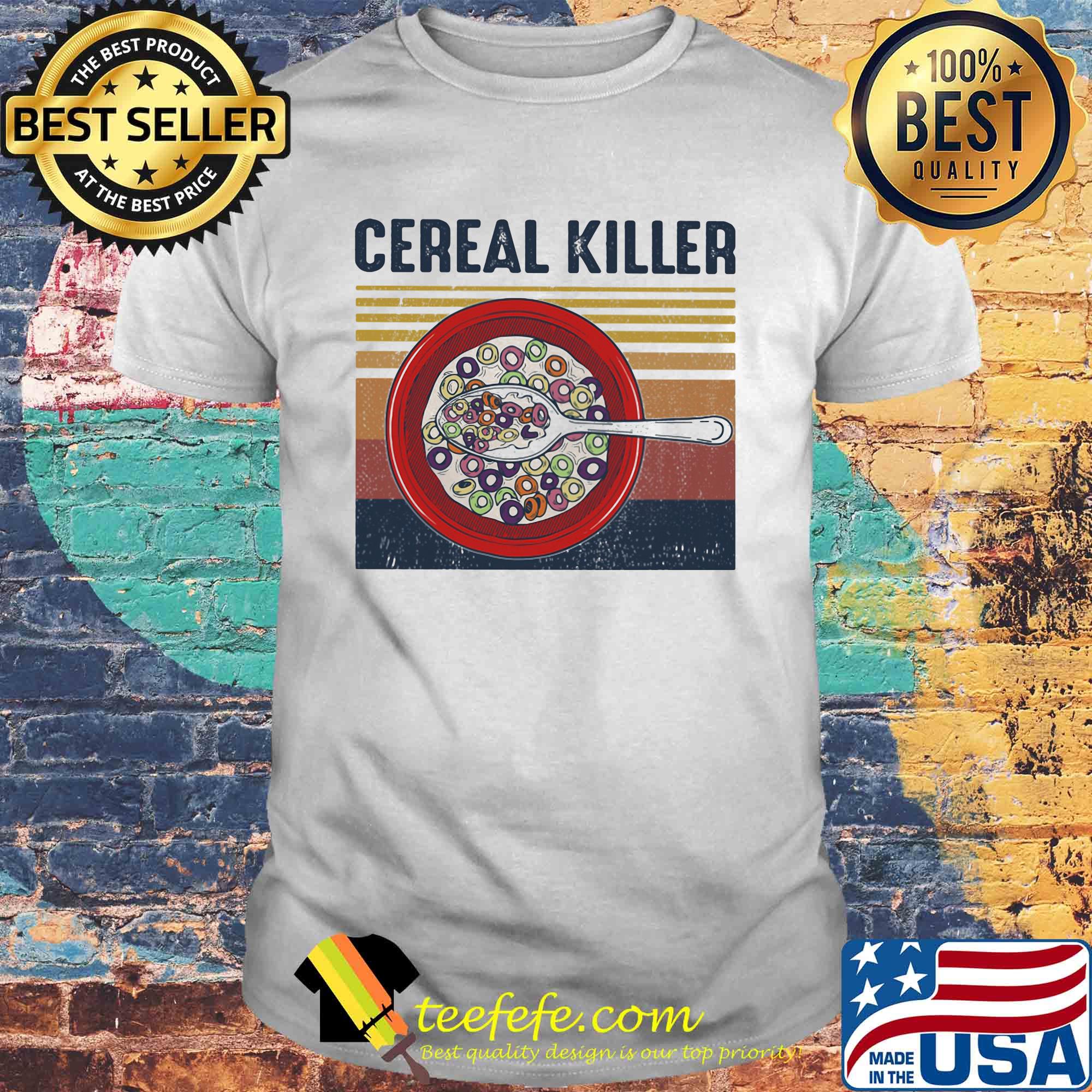 Cereal Killer Vintage retro shirt Cereal Killer Vintage retro shirt