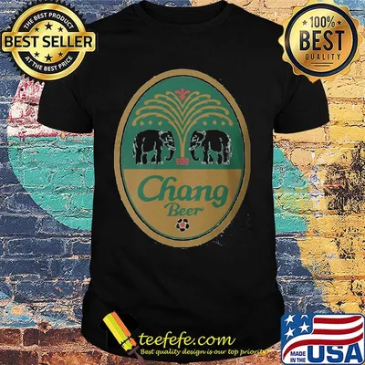 Chang beer thailand elephant bangkok phuket shirt