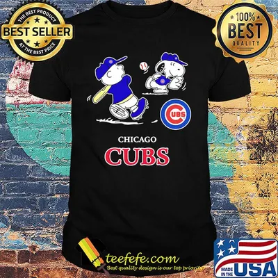 Charlie brown and snoopy baseball chicago cubs shirt