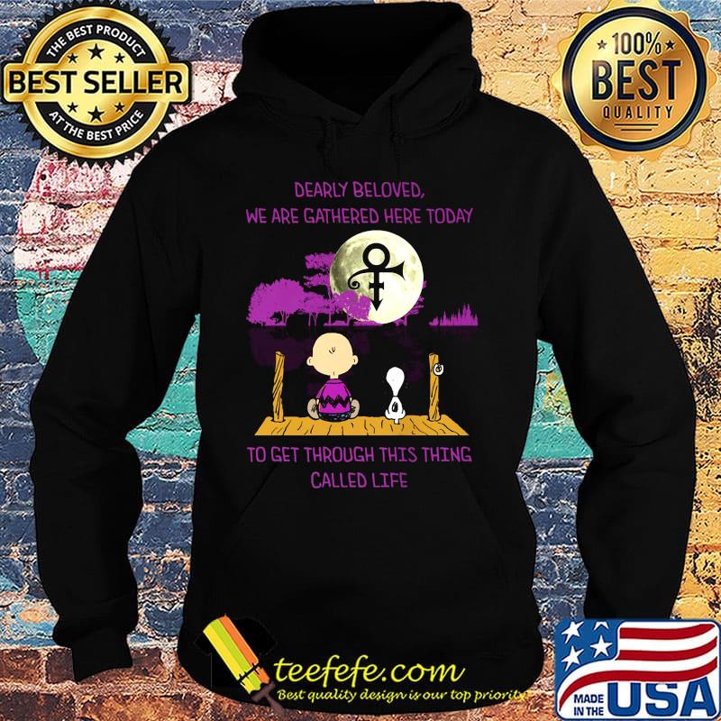 Charlie brown and snoopy dearly beloved we are gathered here today to get through this thing called life moon s Hoodie Charlie brown and snoopy dearly beloved we are gathered here today to get through this thing called life moon s Hoodie