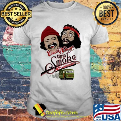Cheech and chong's up in smoke 40th anniversary shirt