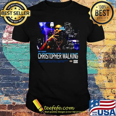 Christopher walking realpopsmoke merch pop smoke king of new york shirt