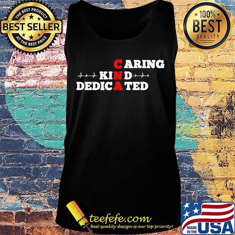 CNA caring kind dedicated red white s Tank top CNA caring kind dedicated red white s Tank top