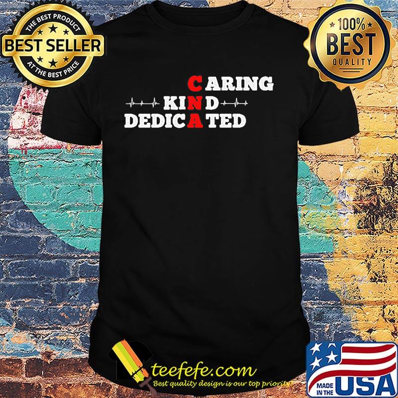 CNA caring kind dedicated red white shirt CNA caring kind dedicated red white shirt