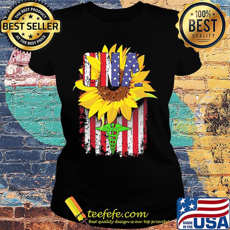 CNA Medical Logo sunflower American s Ladies tee CNA Medical Logo sunflower American s Ladies tee