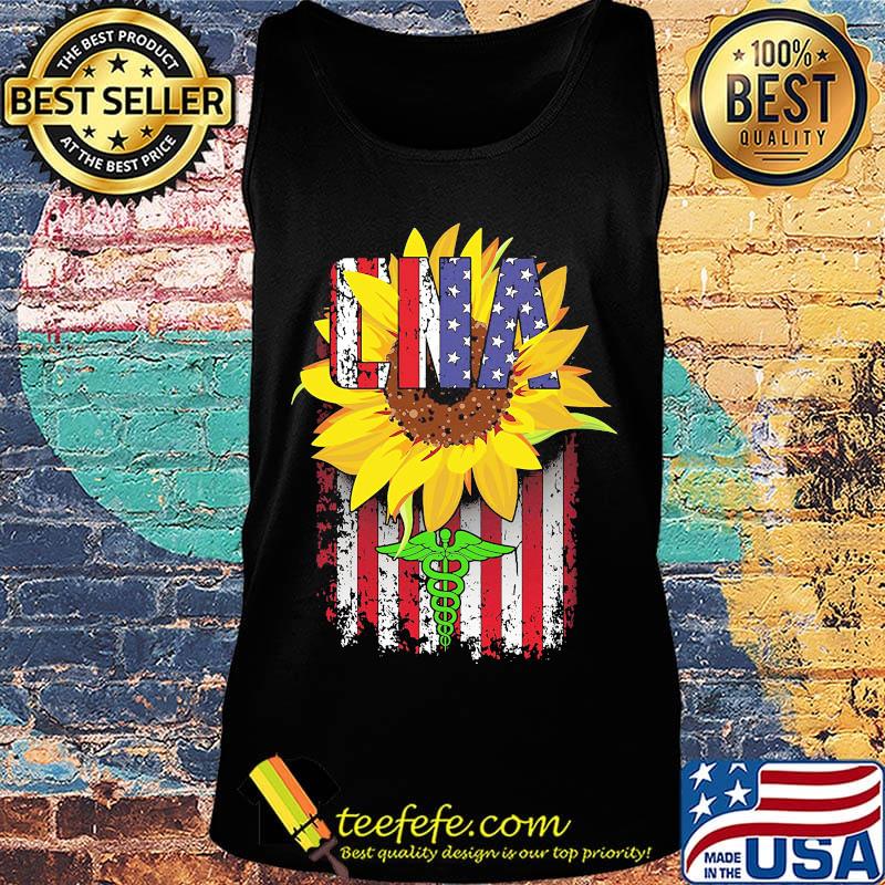 CNA Medical Logo sunflower American s Tank top CNA Medical Logo sunflower American s Tank top
