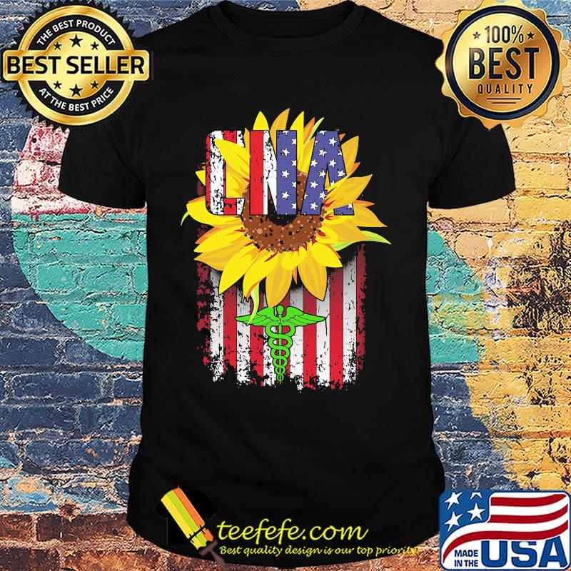 CNA Medical Logo sunflower American shirt CNA Medical Logo sunflower American shirt