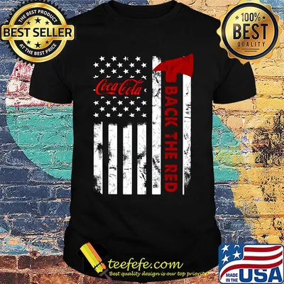 Coca cola back the red american flag independence day shirt