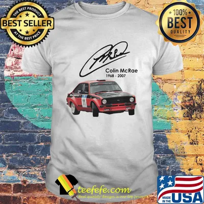 Colin mcrae 1968 2007 signature shirt