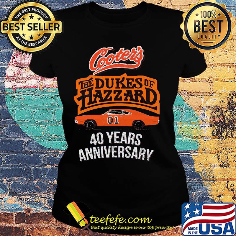 Cooter's the dukes of hazzard 40 years anniversary s Ladies tee Cooter's the dukes of hazzard 40 years anniversary s Ladies tee