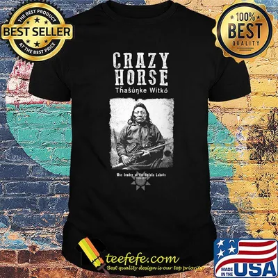 Crazy horse tasunke witko war leader of the oglala lakesh sun shirt