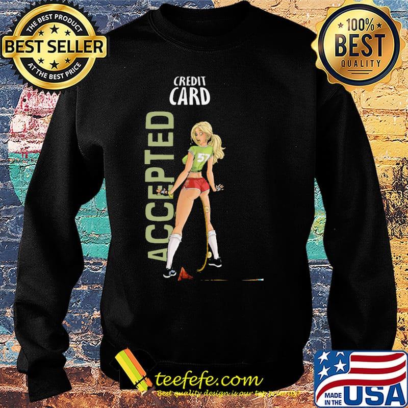 Credit card accepted number 57 s Sweater Credit card accepted number 57 s Sweater
