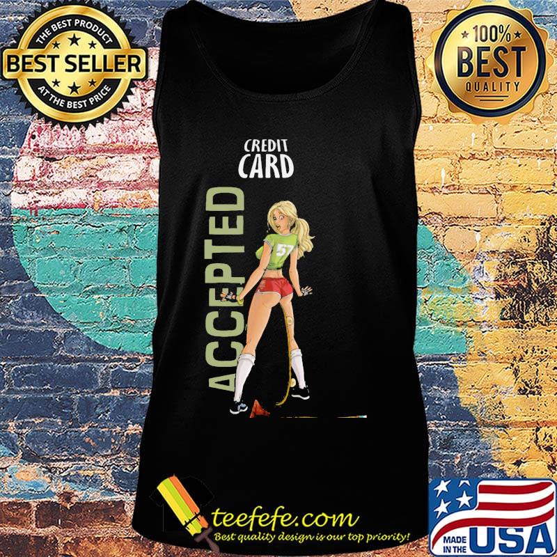 Credit card accepted number 57 s Tank top Credit card accepted number 57 s Tank top