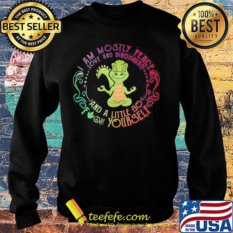 Crocodile I am mostly peace love and guinea pigs and a little go fuck yourself s Sweater Crocodile I am mostly peace love and guinea pigs and a little go fuck yourself s Sweater