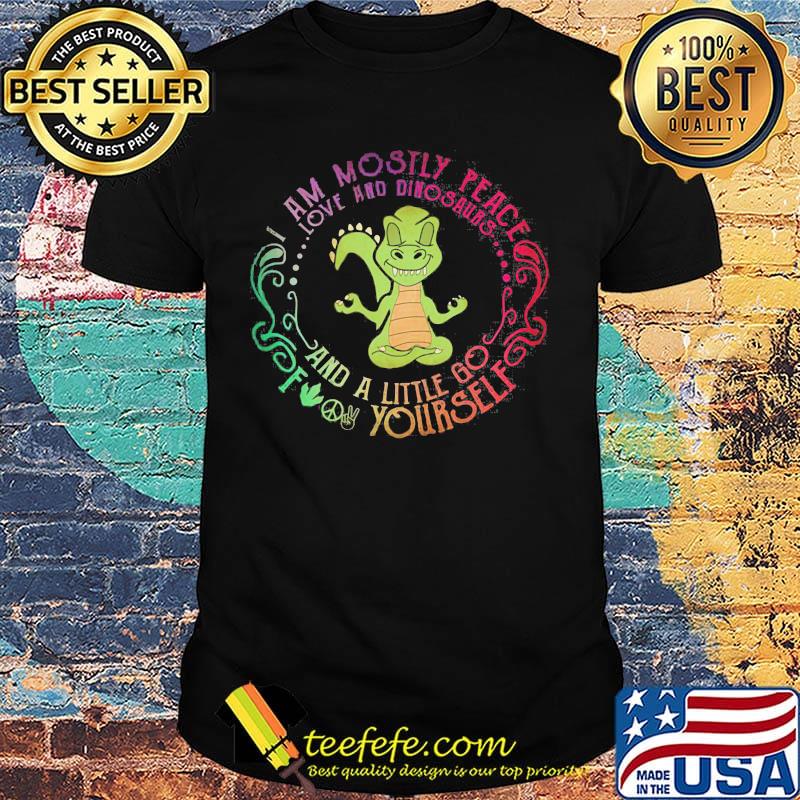 Crocodile I am mostly peace love and guinea pigs and a little go fuck yourself shirt Crocodile I am mostly peace love and guinea pigs and a little go fuck yourself shirt