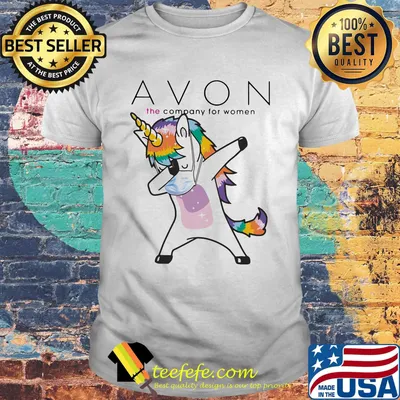 Dabbing unicorn mask avon the company for women logo coronavirus shirt