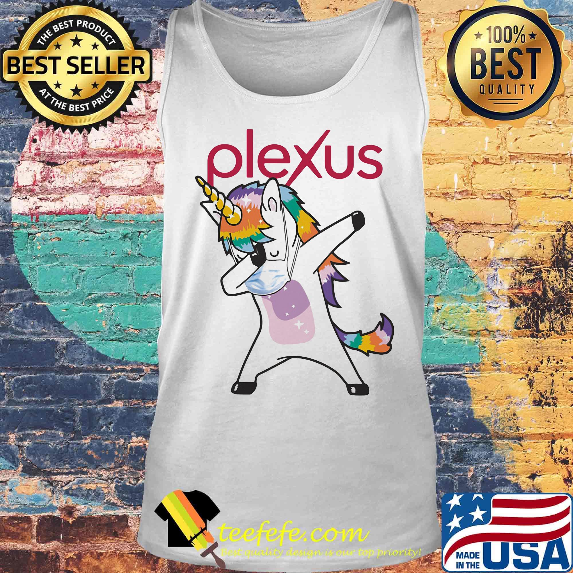 Dabbing unicorn mask plexus logo coronavirus s Tank top Dabbing unicorn mask plexus logo coronavirus s Tank top