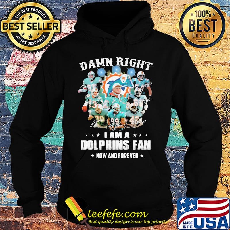 Damn right i am a dophins fan now and forever stars s Hoodie Damn right i am a dophins fan now and forever stars s Hoodie