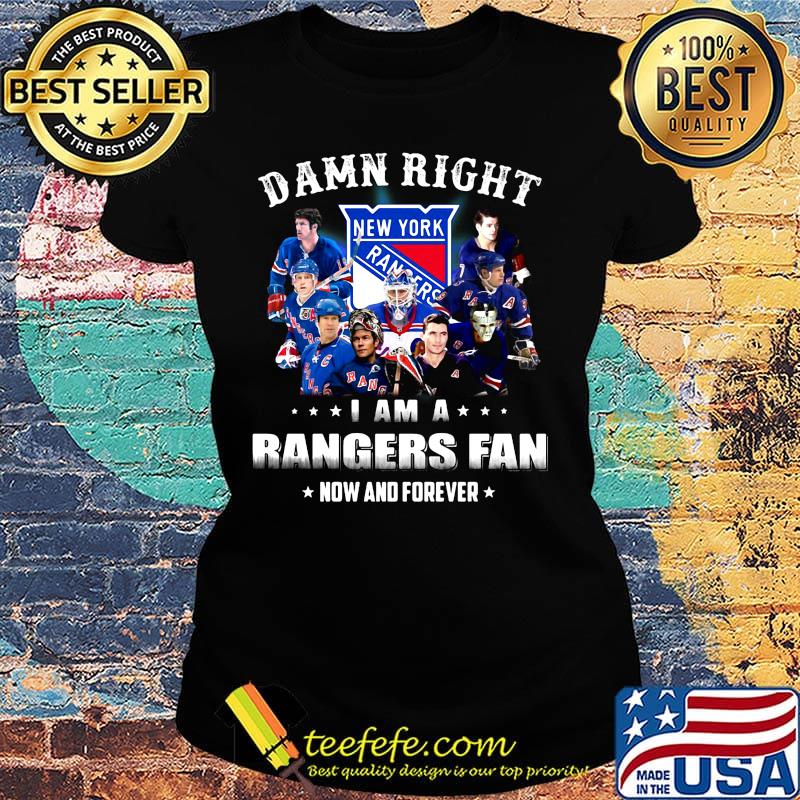 Damn right i am a rangers fan now and forever stars s Ladies tee Damn right i am a rangers fan now and forever stars s Ladies tee