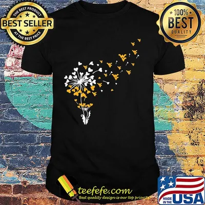 Dandelion flower camden clark health & wellness center hearts shirt