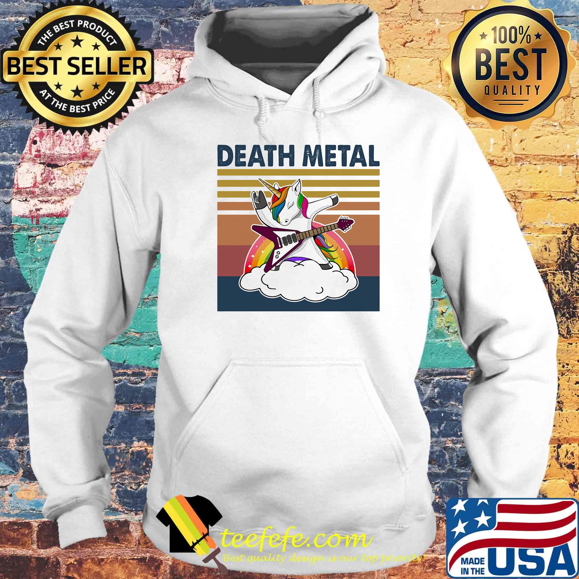 Death Metal Unicorn Vintage Retro Shirt Hoodie Death Metal Unicorn Vintage Retro Shirt Hoodie