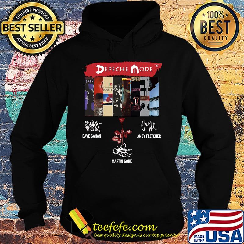 Depeche mode members signatures s Hoodie Depeche mode members signatures s Hoodie