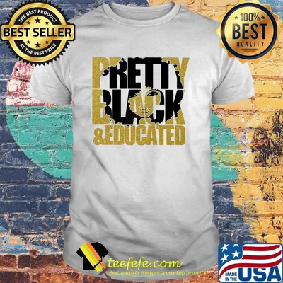 Diamond pretty black and educated shirt