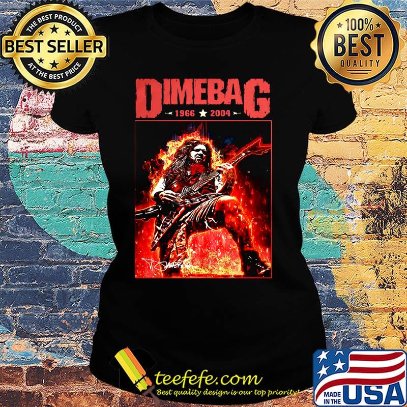 Dimebag darrell 1966 2004 signature s Ladies tee Dimebag darrell 1966 2004 signature s Ladies tee