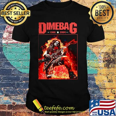Dimebag darrell 1966 2004 signature shirt