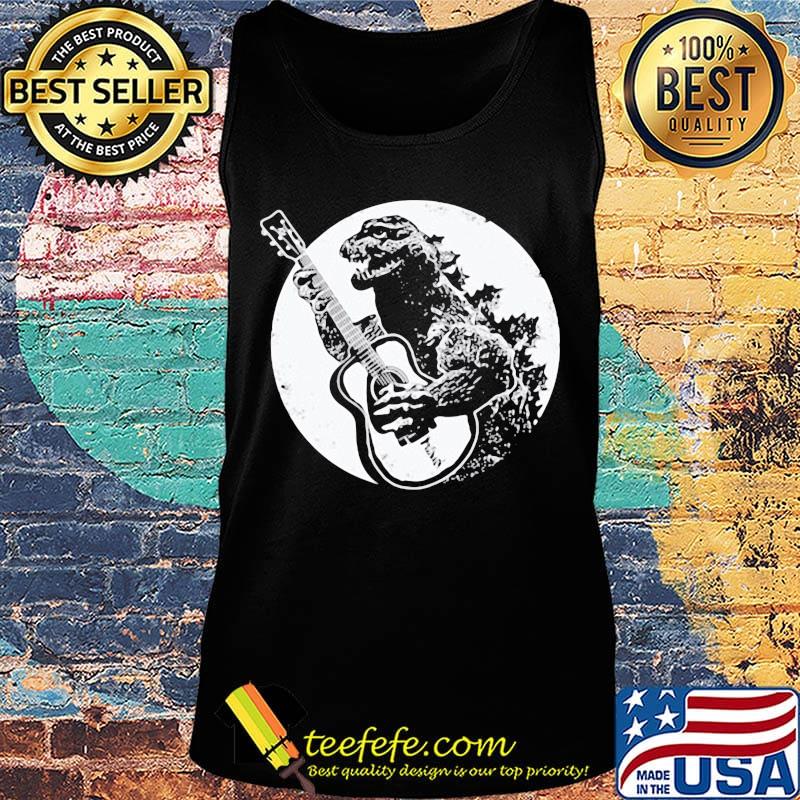 Dinosaur playing guitar moon s Tank top Dinosaur playing guitar moon s Tank top
