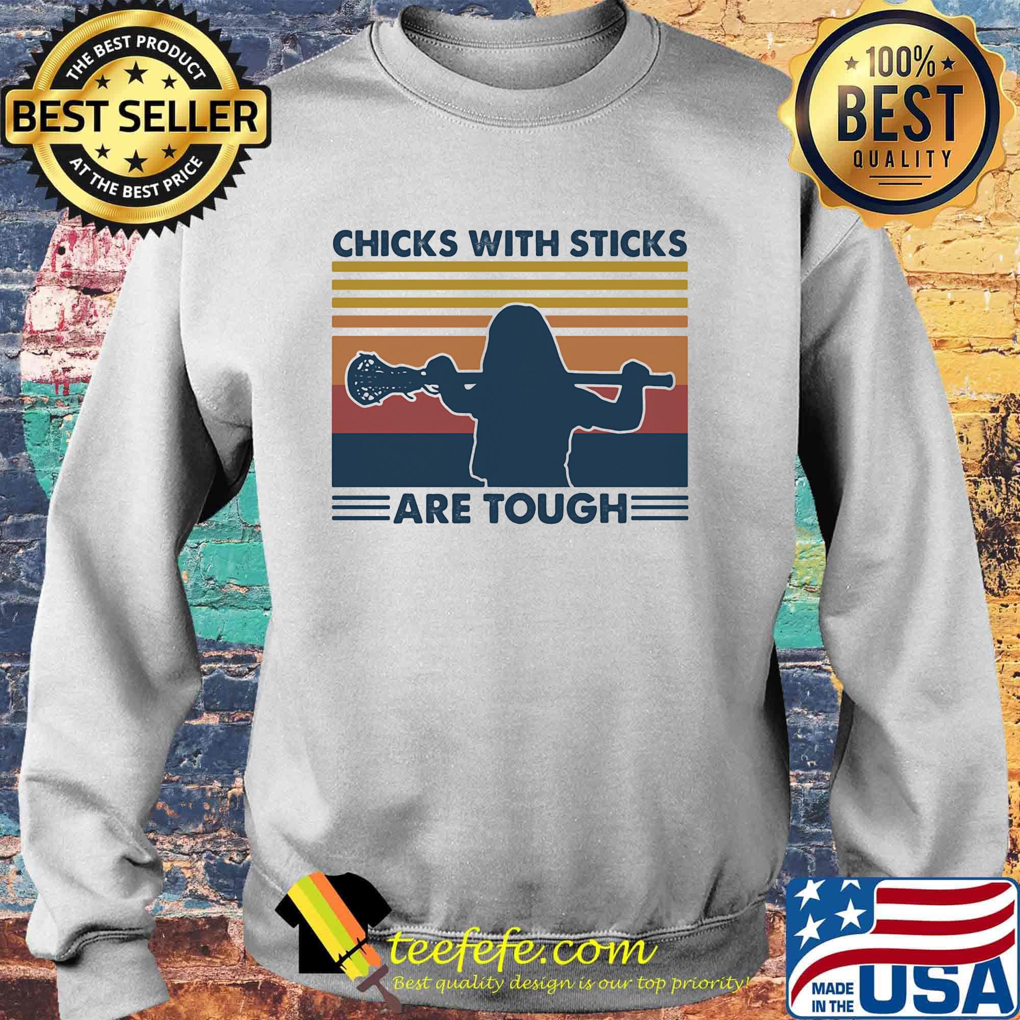 Disc golf chicks with sticks are tough vintage retro s Sweater Disc golf chicks with sticks are tough vintage retro s Sweater