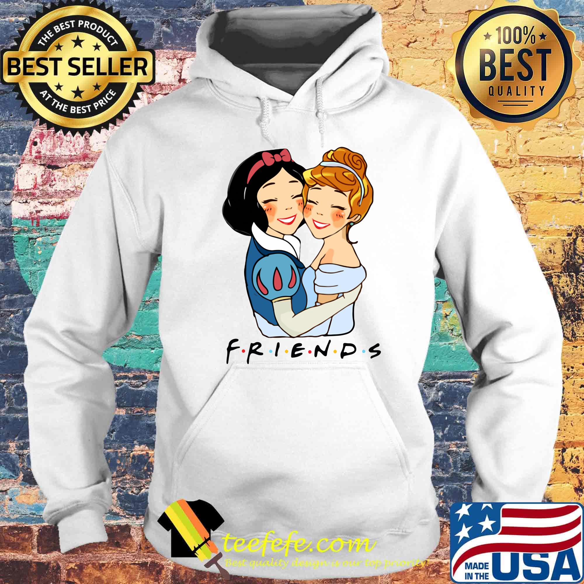 Disney cartoon snow white and belle friends s Hoodie Disney cartoon snow white and belle friends s Hoodie