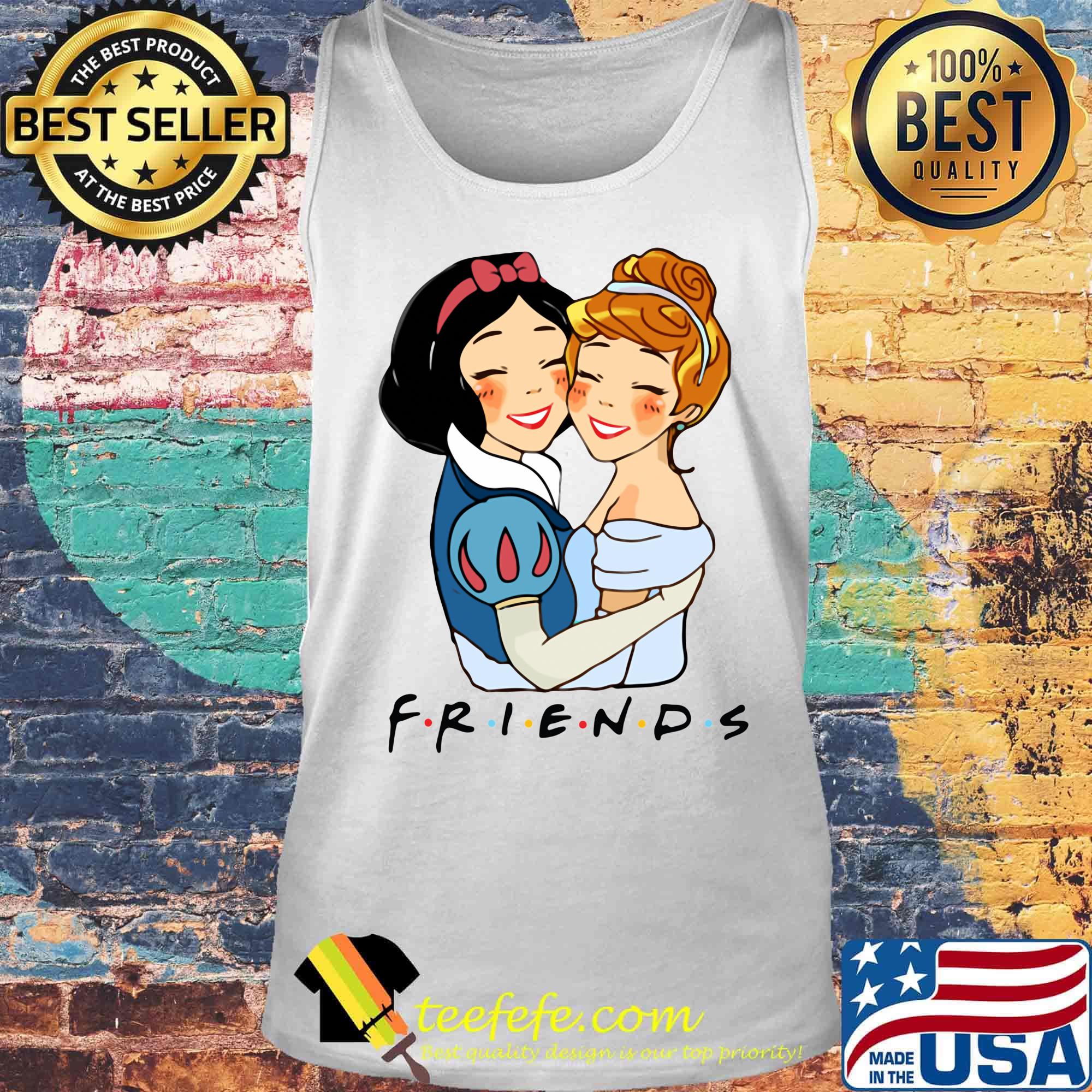Disney cartoon snow white and belle friends s Tank top Disney cartoon snow white and belle friends s Tank top