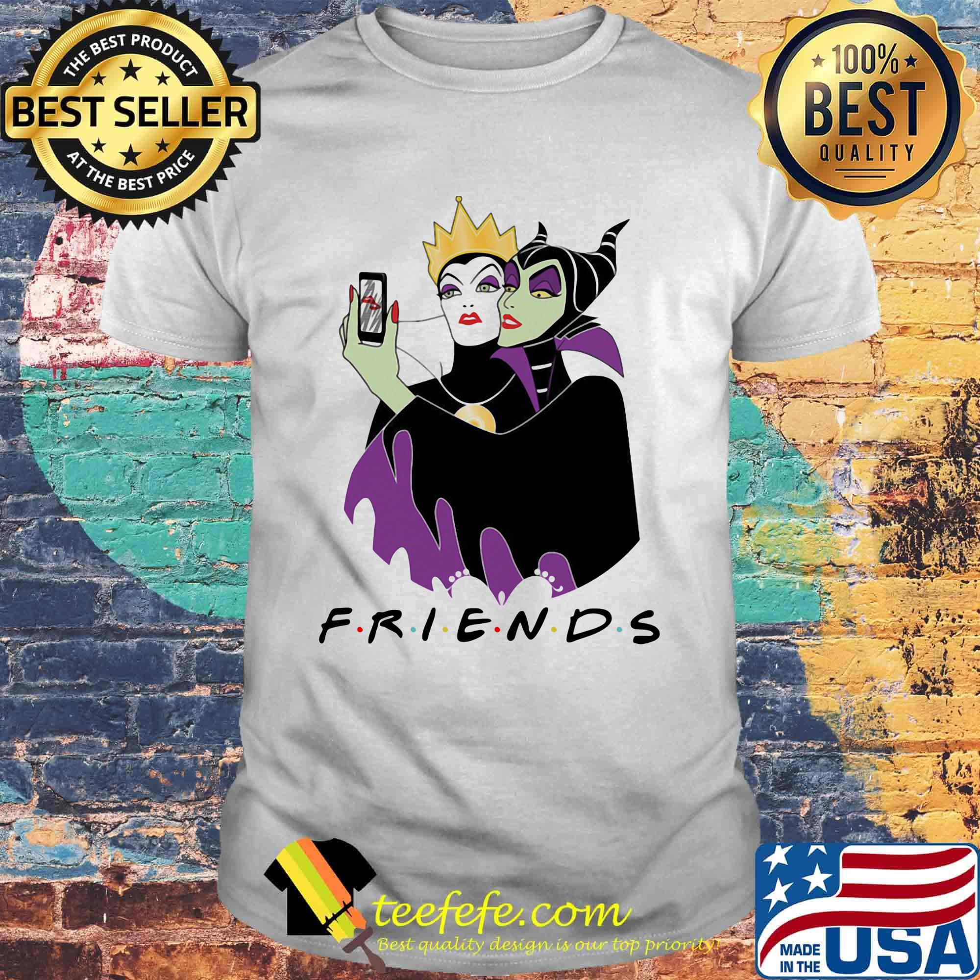 Disney maleficent and evil queen selfie friends shirt Disney maleficent and evil queen selfie friends shirt