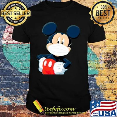 Disney mickey mouse wear mask shirt