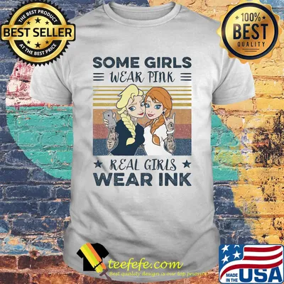 Disney princess bella tattoos some girls wear pink real girls wear ink stars vintage retro shirt