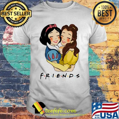 Disney snow white and belle friends shirt