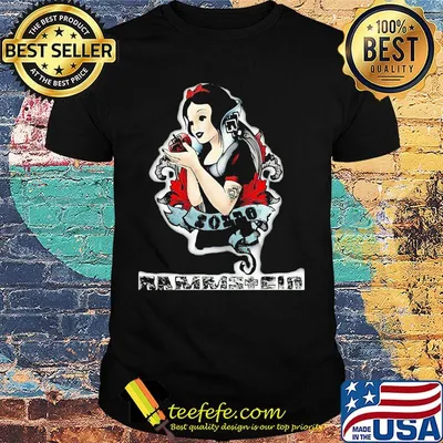 Disney snow white rammstein band shirt