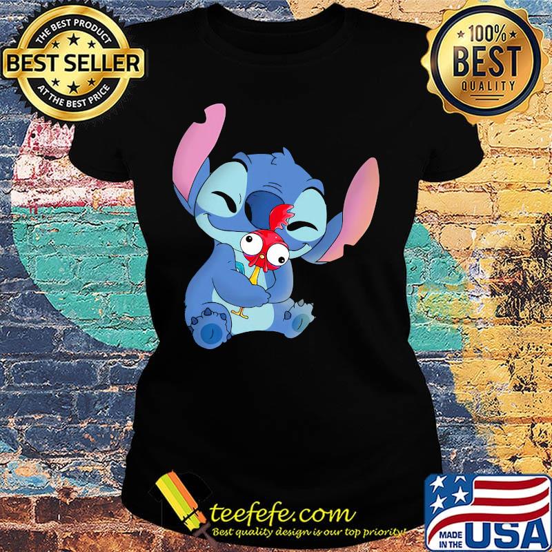 Disney stitch hug chicken s Ladies tee Disney stitch hug chicken s Ladies tee