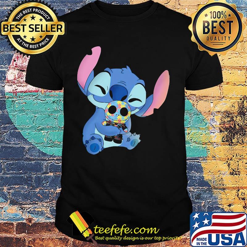 Disney stitch hug jack skellington autism awareness shirt Disney stitch hug jack skellington autism awareness shirt