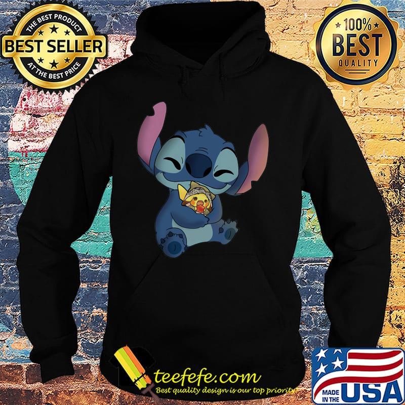 Disney stitch hug pokemon s Hoodie Disney stitch hug pokemon s Hoodie