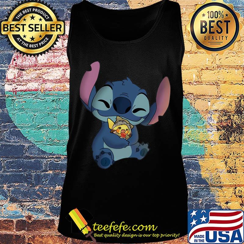 Disney stitch hug pokemon s Tank top Disney stitch hug pokemon s Tank top