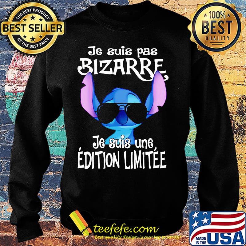 Disney stitch je suis pas bizarre je suis une edition limitee s Sweater Disney stitch je suis pas bizarre je suis une edition limitee s Sweater