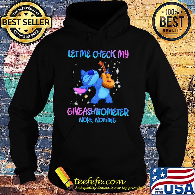 Disney stitch let me check my giveashitometer nope nothing s Hoodie Disney stitch let me check my giveashitometer nope nothing s Hoodie